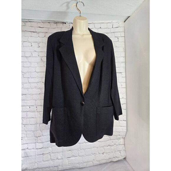 Danielle B Womens Size Small Black Blazer - Picture 1 of 6